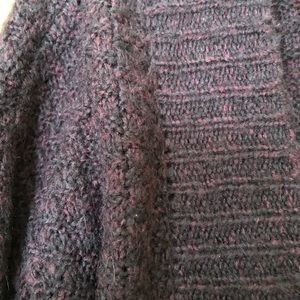 GARAGE long open cardigan w/pockets, Burgundy M/L